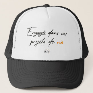 Boné Casquette trucker Engagé dans votre projet de vie