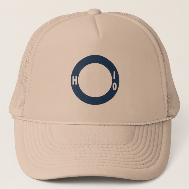 Boné Casquette Trucker kaki DESIGN OHIO (Frente)