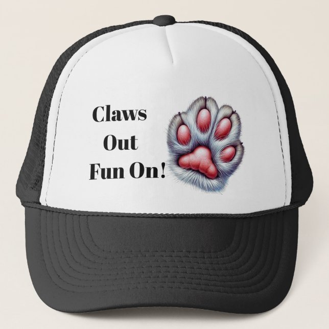 Boné Cat Claw Hat – Cute & Fun (Frente)