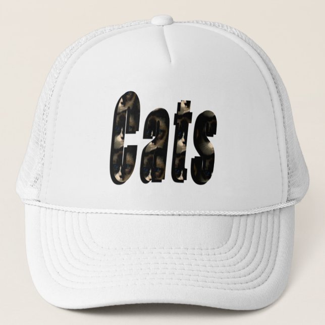 Boné Cat Dimensional Logo Made From Ragdoll Cats, (Frente)
