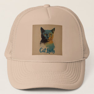 Boné Cat Lady Trucker Hat