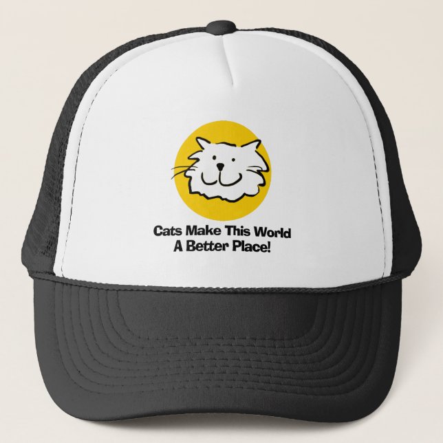 Boné Cat Lover Cartoon. Love Cats. (Frente)