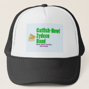 Boné Catfish Howl Zydeco Hat com logotipo alternativo