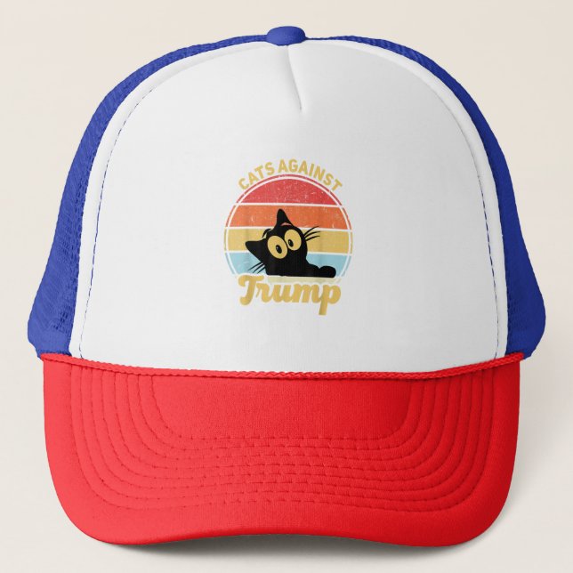 Boné Cats Against Trump (Frente)