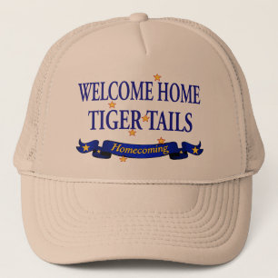 Boné Caudas Home bem-vindas do tigre
