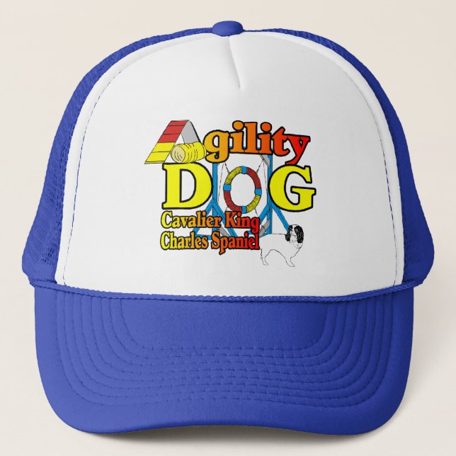 Boné Cavalier_King_Charles_Spaniel_Agilidade (Frente)