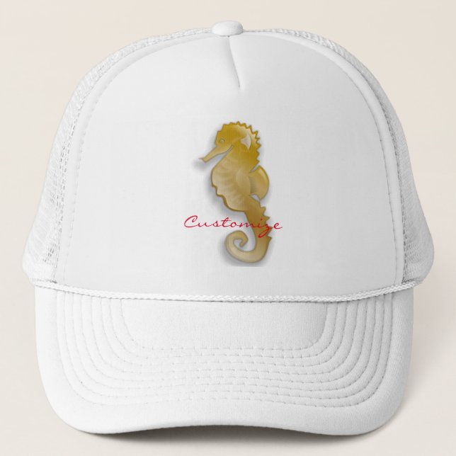 Boné Cavalo-Marinho Dourado Thunder_Cove (Frente)