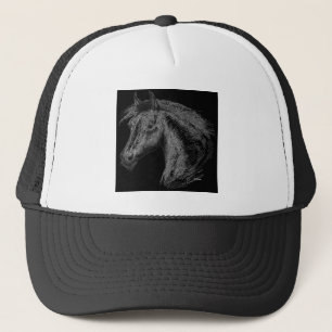 Boné Cavalo:  Preto