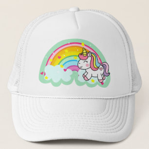 Boné Cavalo Unicórnio com Cartoon Arco-Íris-24964