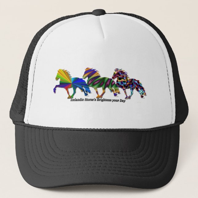 Boné Cavalos Islandeses Selvagens (Frente)