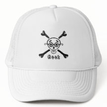 Caveira do geek com óculos personalizados
