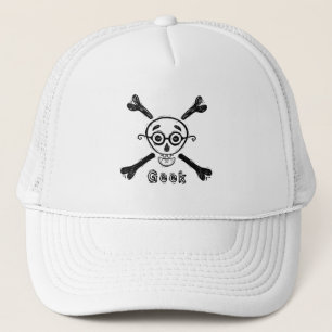 Boné Caveira do geek com óculos personalizados