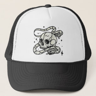 Boné Caveira E Cobra