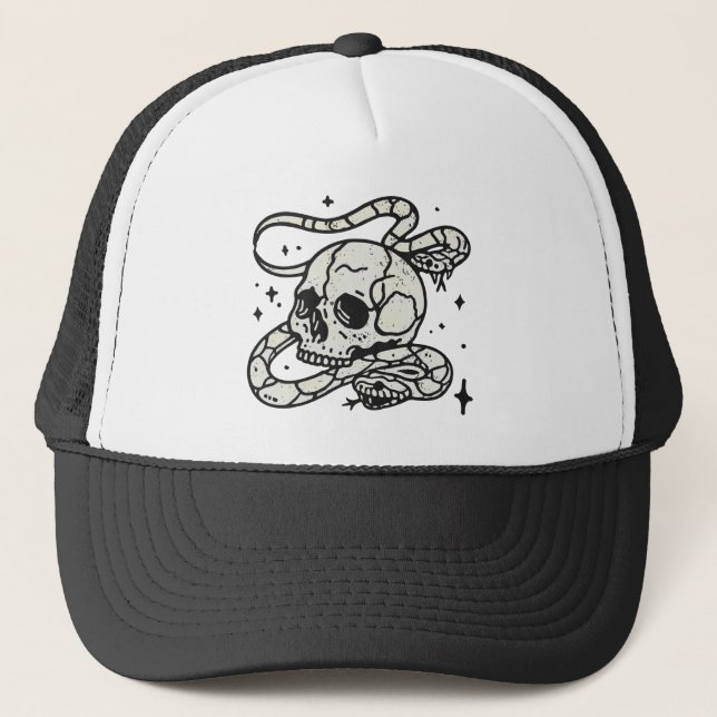 Boné Caveira E Cobra (Frente)