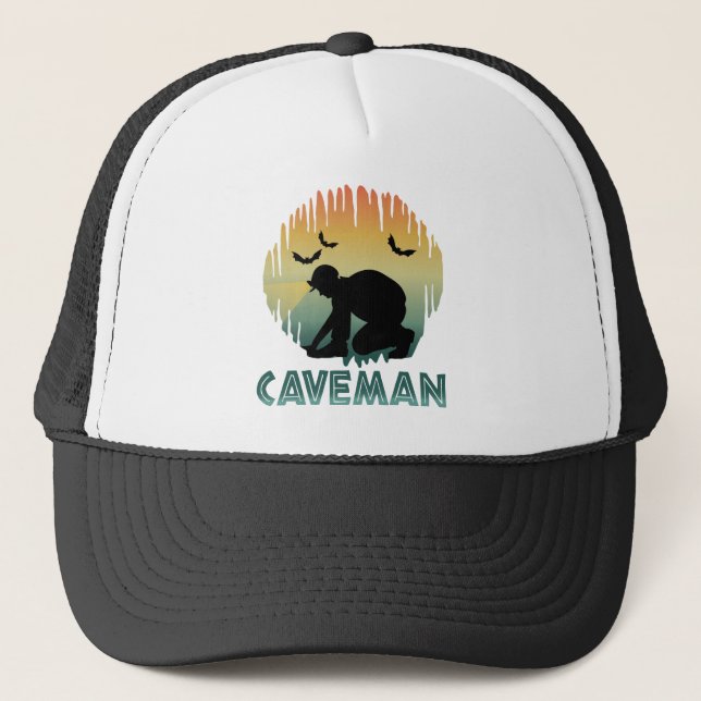 Boné Caveman - Caver Speleology (Frente)