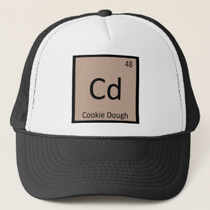 Boné Cd - Massa de Cookie Química Símbolo da Tabela Per