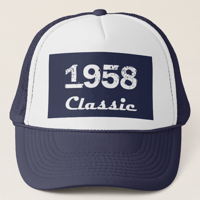 Boné Celebração de 60º Aniversário Clássico de 1958 (Frente)