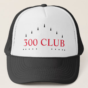 Boné Celebração do Marco da Boliche "300 Club"