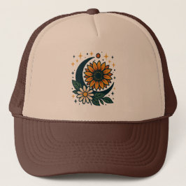 Boné Celestial Flower Trucker Hat 