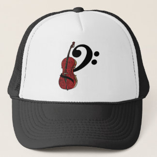 Boné Cello Clef Hat