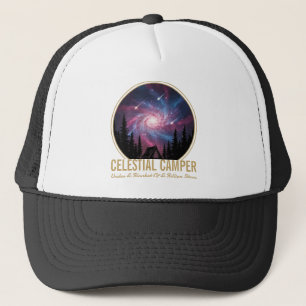Boné Cenário Noturno da Galáxia do Acampamento Celestia