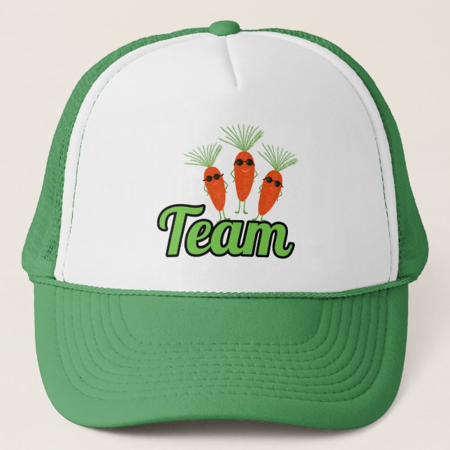 Boné Cenouras de equipe (Frente)