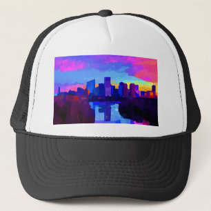 Boné Centro Richmond Virginia Skyline no Sunset