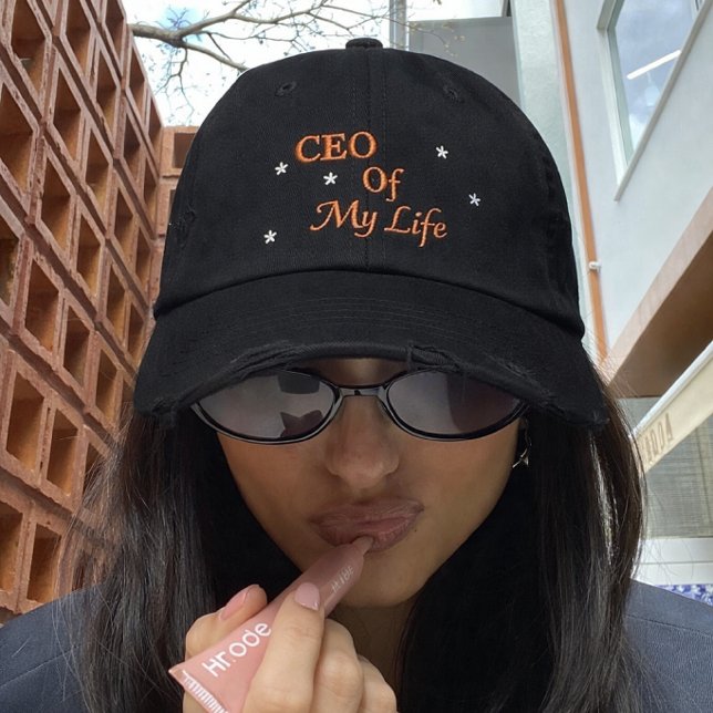 Boné CEO da Minha Vida Bordado Motivacional (Criador carregado)