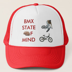 Boné cérebro, bmxer, bicicleta do bmx, BMXSTATEofmind