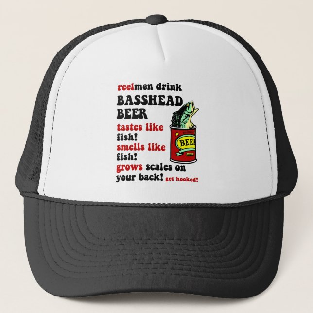 Boné Cerveja de Basshead da bebida de Reelmen (Frente)