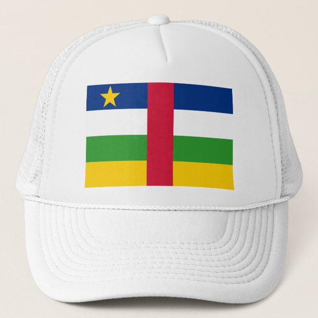 Boné CF da bandeira de Central African Republic (Frente)