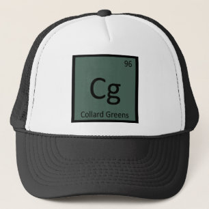 Boné Cg - Couve Verde Símbolo Químico Vegetal