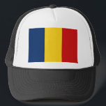 Boné Chad Flag Hat<br><div class="desc">Este caminhão que estiva a bandeira do Chade. Mantenha uma cabeça legal com um pouco de talento chadiano.</div>
