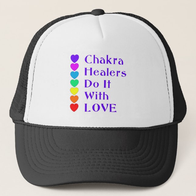 Boné Chakra Healers Faz Isso Com Amor (Frente)