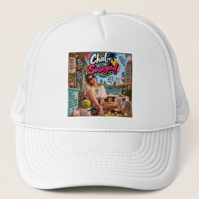 Boné Chal Susegad! — Susegad é um Estilo de Vida (Frente)