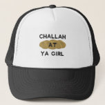 Boné Challah Na Ya Girl<br><div class="desc">Apresenta "Challah at Ya Girl" e faz um presente perfeito de Hanukkah ou Bat mitzvah!</div>