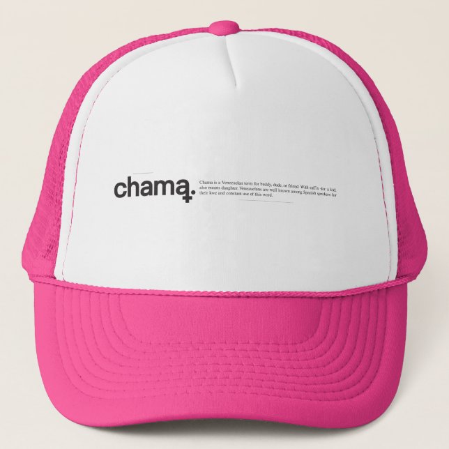 Boné Chama Trucker Hat (Frente)