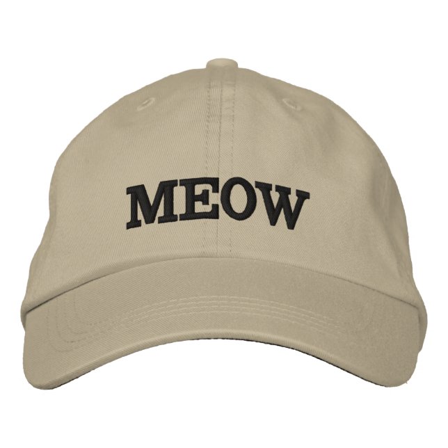 BONÉ CHAPAS DE GATO MEOW (Frente)