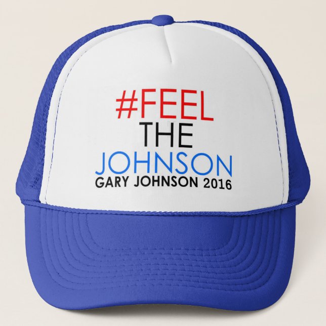 Boné Chapéu 2016 do camionista de Gary Johnson do (Frente)