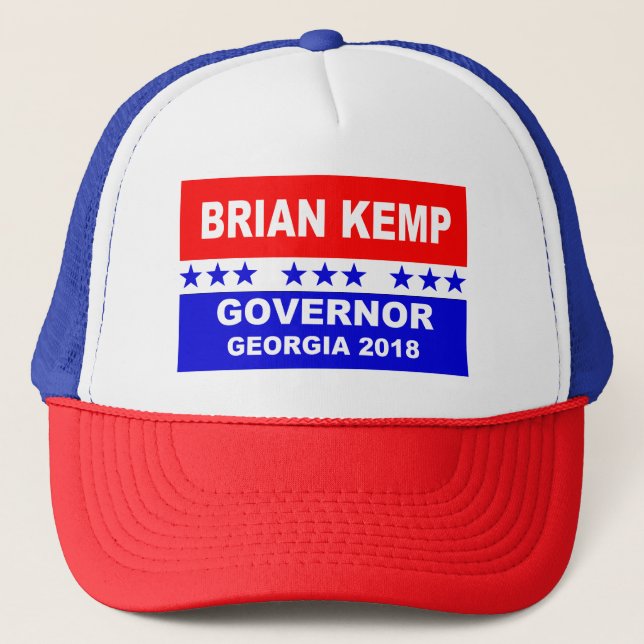 Boné Chapéu 2018 de Geórgia do governador de Brian Kemp (Frente)