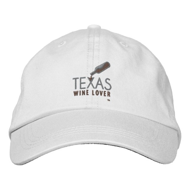 Boné Chapéu Ajustável do Texas Wine Lover (Frente)