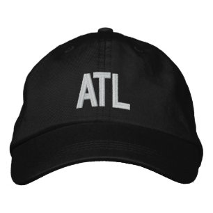 Boné Chapéu Ajustável Personalizado ATL Atlanta Geórgia