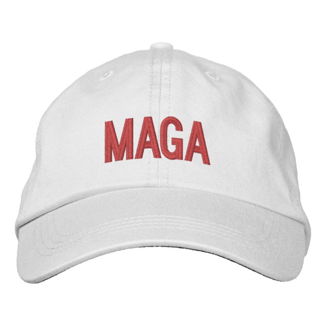 Boné Chapéu Ajustável Personalizado MAGA (Frente)