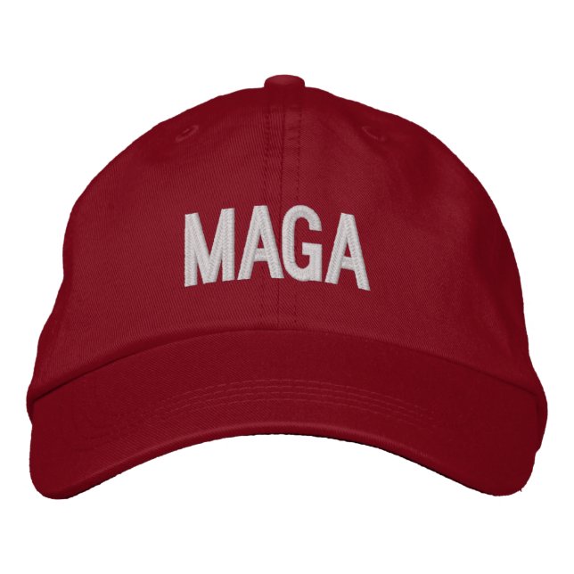 Boné Chapéu Ajustável Personalizado MAGA (Frente)