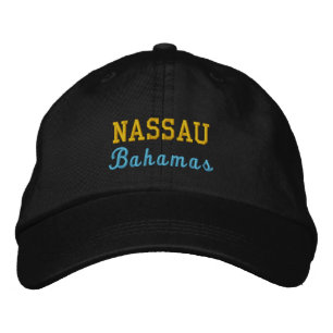 Boné Chapéu Ajustável Personalizado Nassau, Bahamas