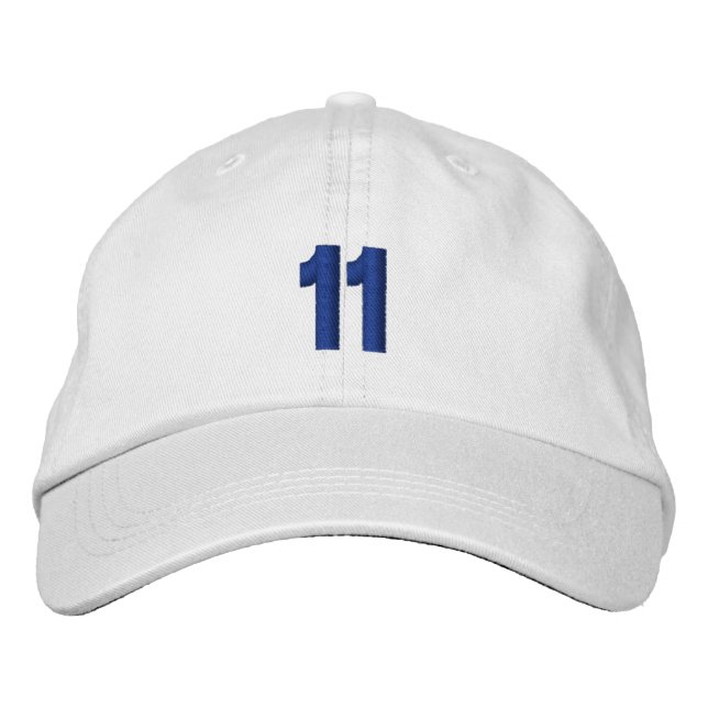 Boné Chapéu Ajustável Personalizado Número 11 (Frente)