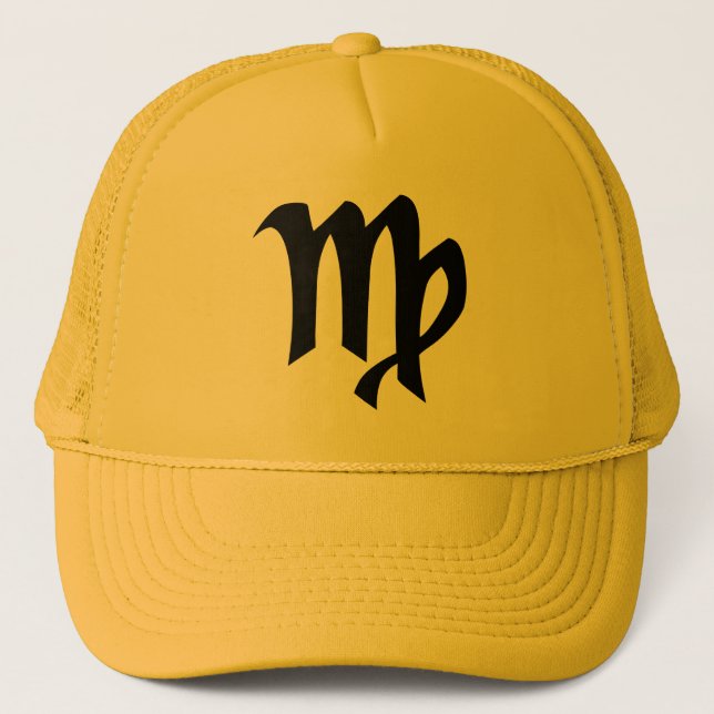 Boné Chapéu amarelo ouro de Virgem (Frente)