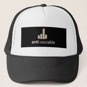 Boné Chapéu Anti-Sociável
