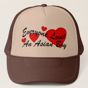 Boné Chapéu asiático do menino dos amores
