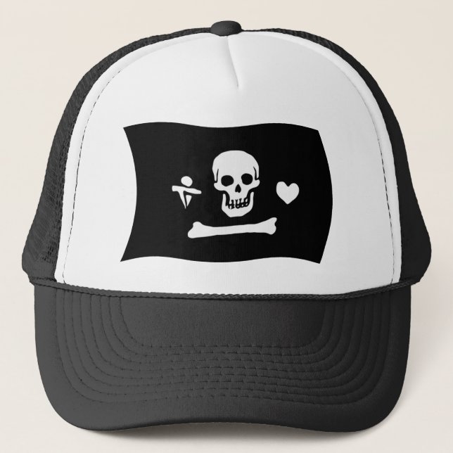 Boné Chapéu Bandeira de Stede Bonnet (Frente)
